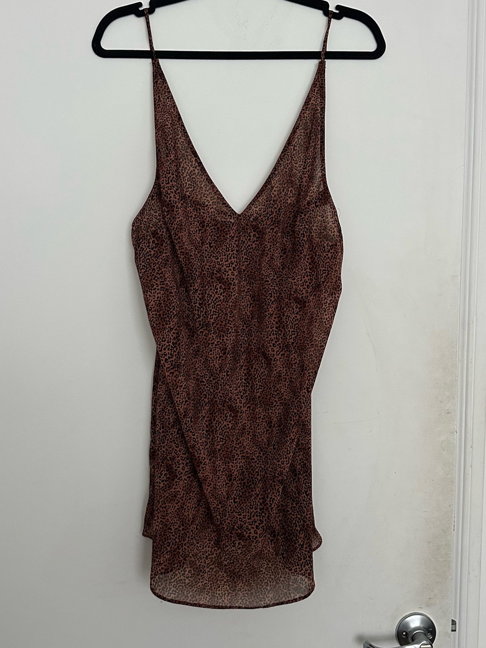 Victoria's Secret Leopard Cheetah Slip Dress - Y2K Vintage